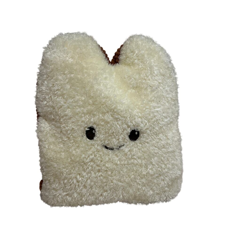 Gigglescapes Plush Peanut Butter Toast Bread Pillow Stuffed Plush